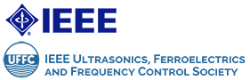 IEEE logo with text mentioning ultrasonics, ferroelectrics, and frequency control